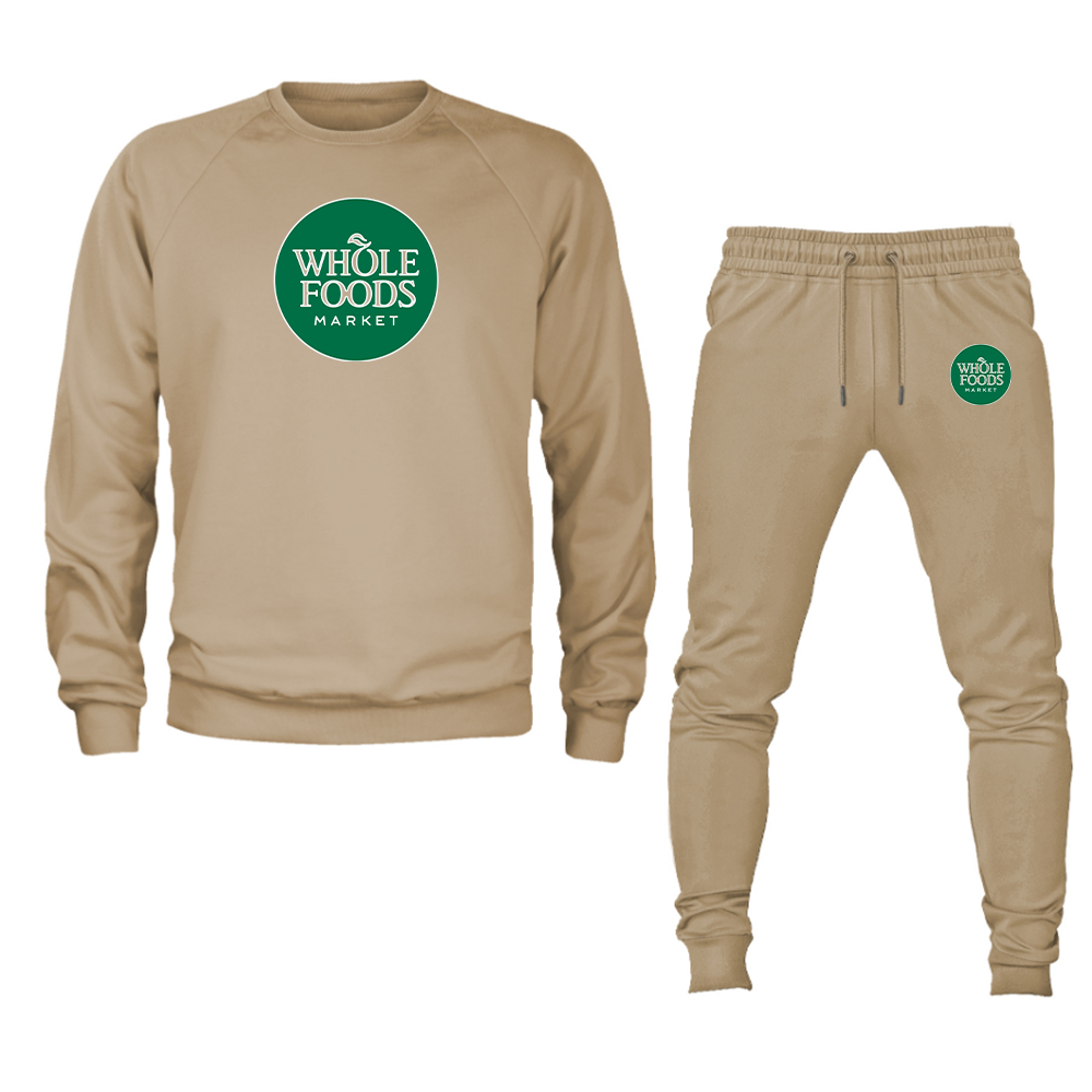 Men's Whole Foods Market Crewneck Sweatshirt Joggers Suit
